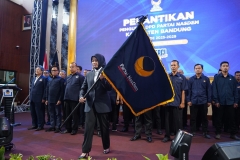 DPD NasDem Kabuapten Bandung yang dinahkodai oleh Kakak Tiara Putri Z resmi dilantik oleh DPW Partai NasDem Jawa Barat (Foto : NasDem Jabar Team)