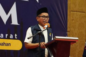 Arahan Ketua DPW Partai NasDem Mamat Rachmat dalam Konsolidasi